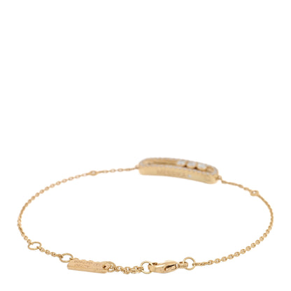 Messika 18K Yellow Gold Diamond Classic Baby Move Pave Bracelet 2 of 3