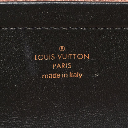 Louis Vuitton Lambskin Embossed Monogram Pochette Coussin Black 6 of 9
