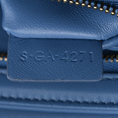 Celine Shiny Calfskin Teen Triomphe Azure 7 of 10