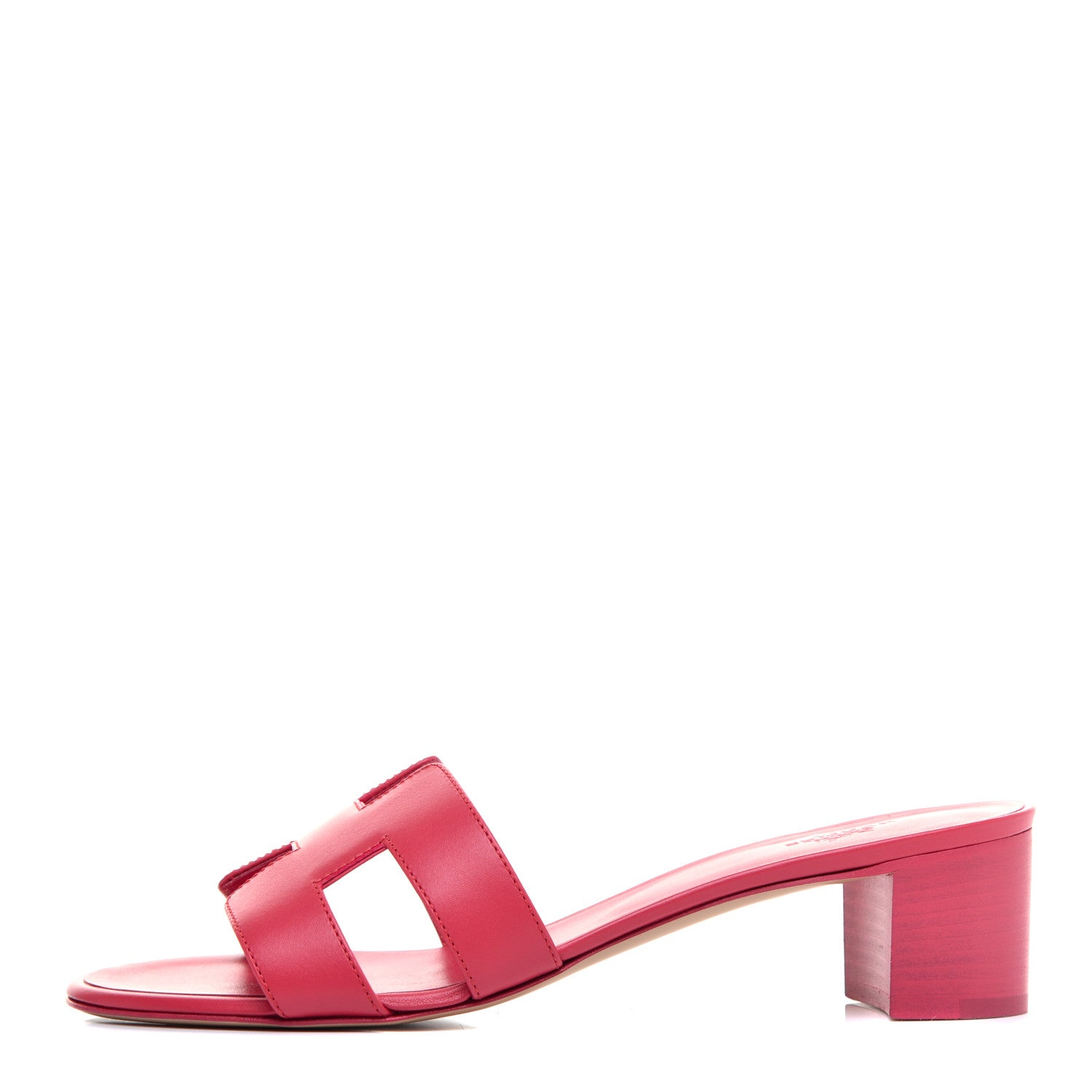 Hermes Calfskin Oasis Sandals 39 Fuschia 1 of 9