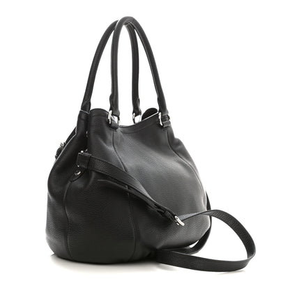 Prada Vitello Daino Shopping Tote Black 3 of 8