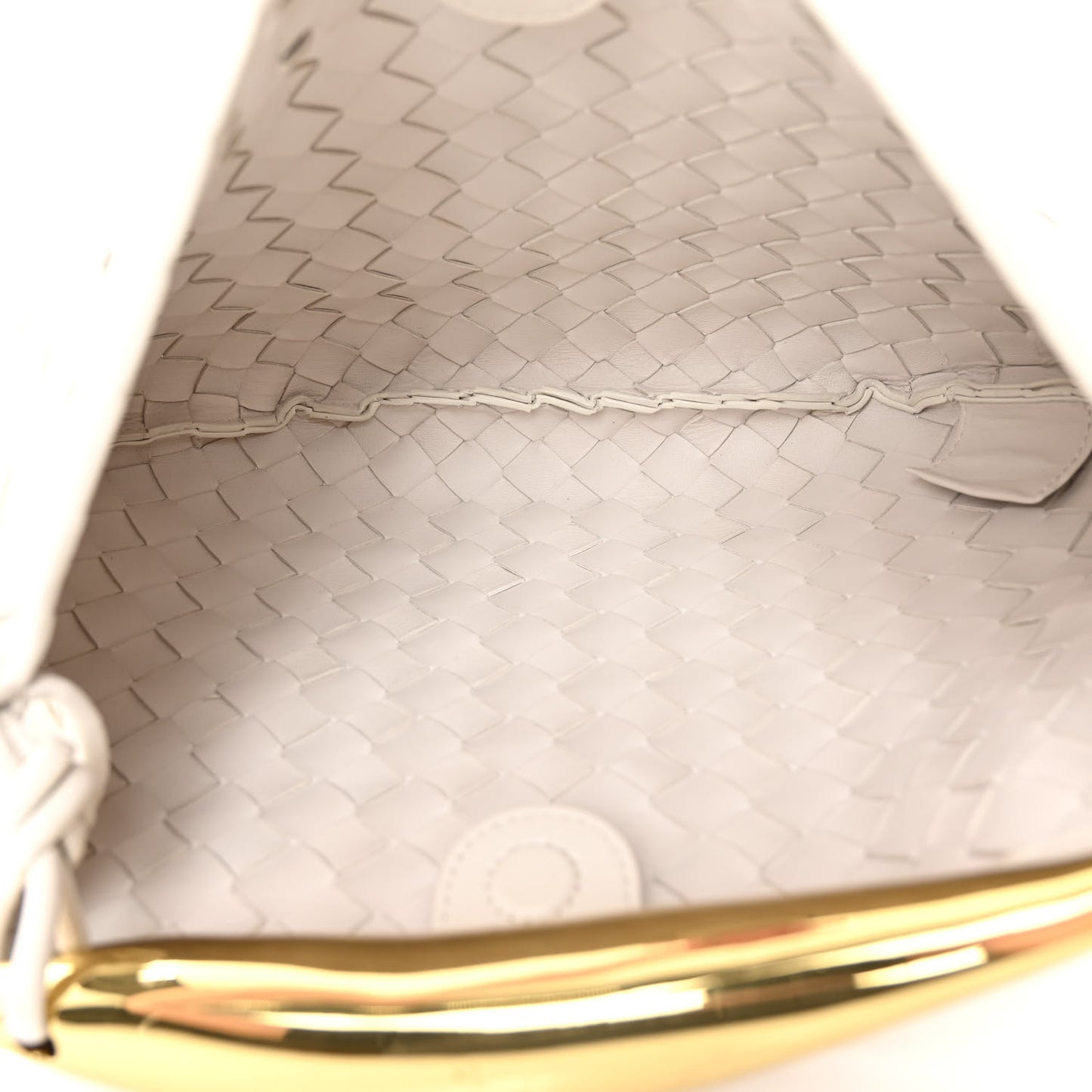 Nappa Intrecciato Sardine Bag Chalk