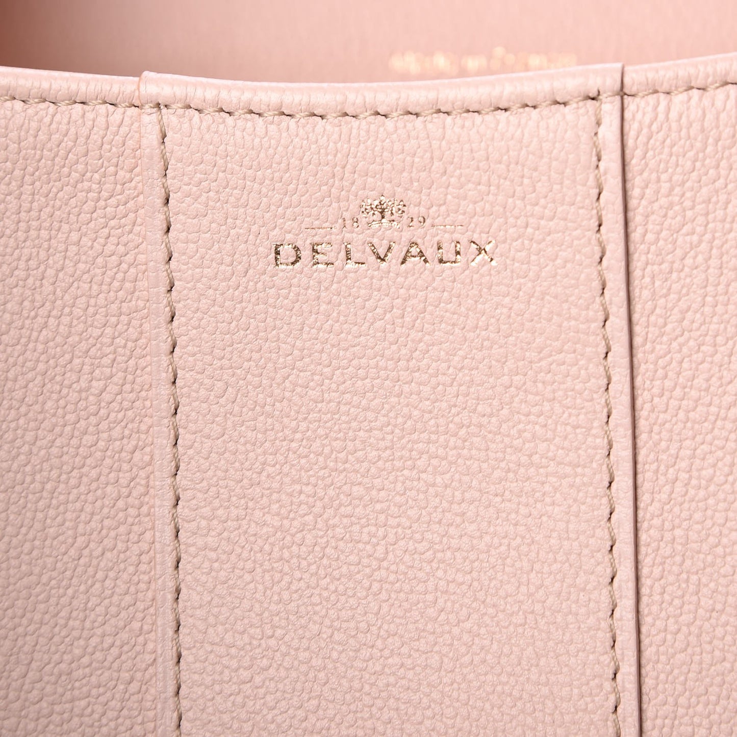 Grained Calfskin Mini Brillant Satchel Light Pink