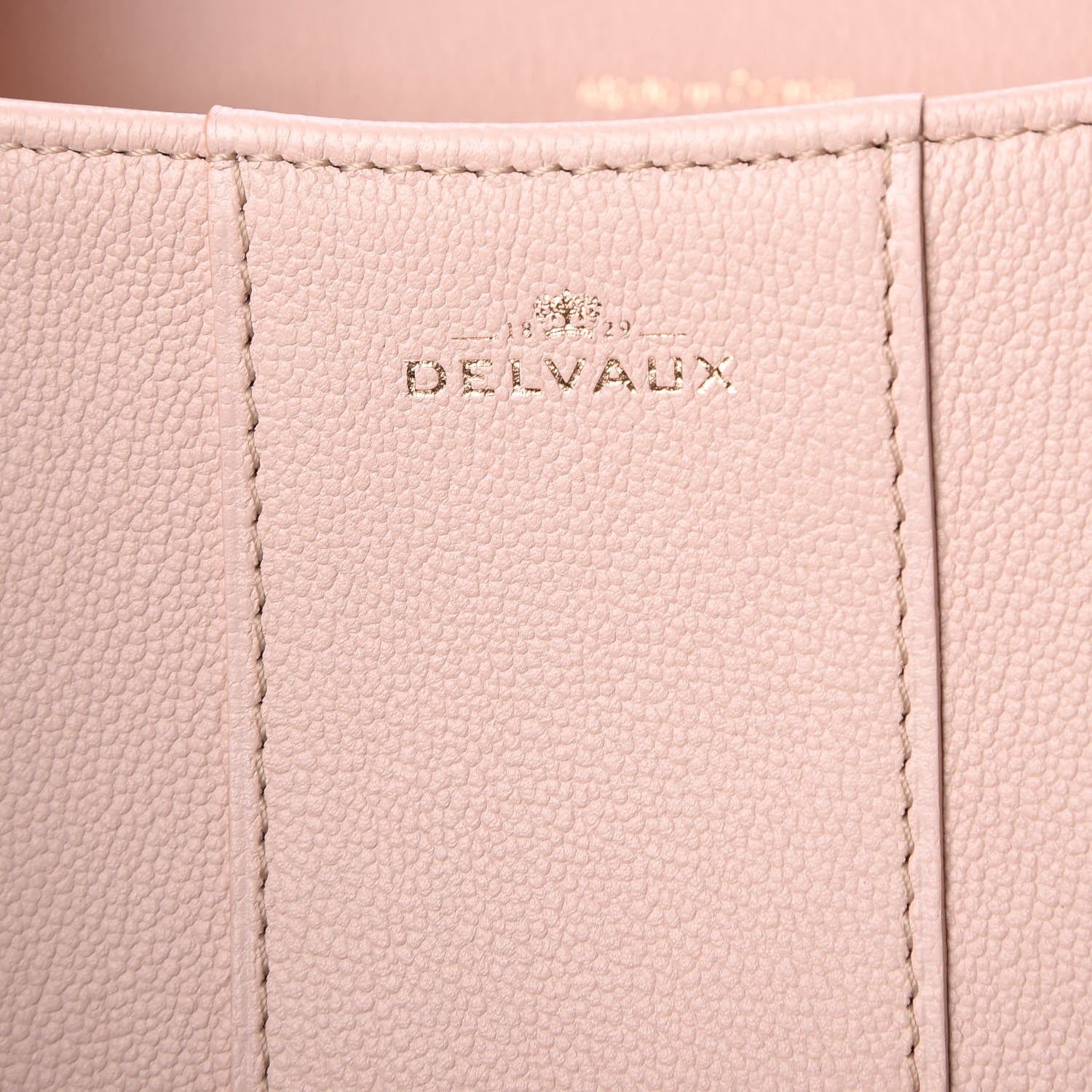 Delvaux Grained Calfskin Mini Brillant Satchel Light Pink 7 of 9
