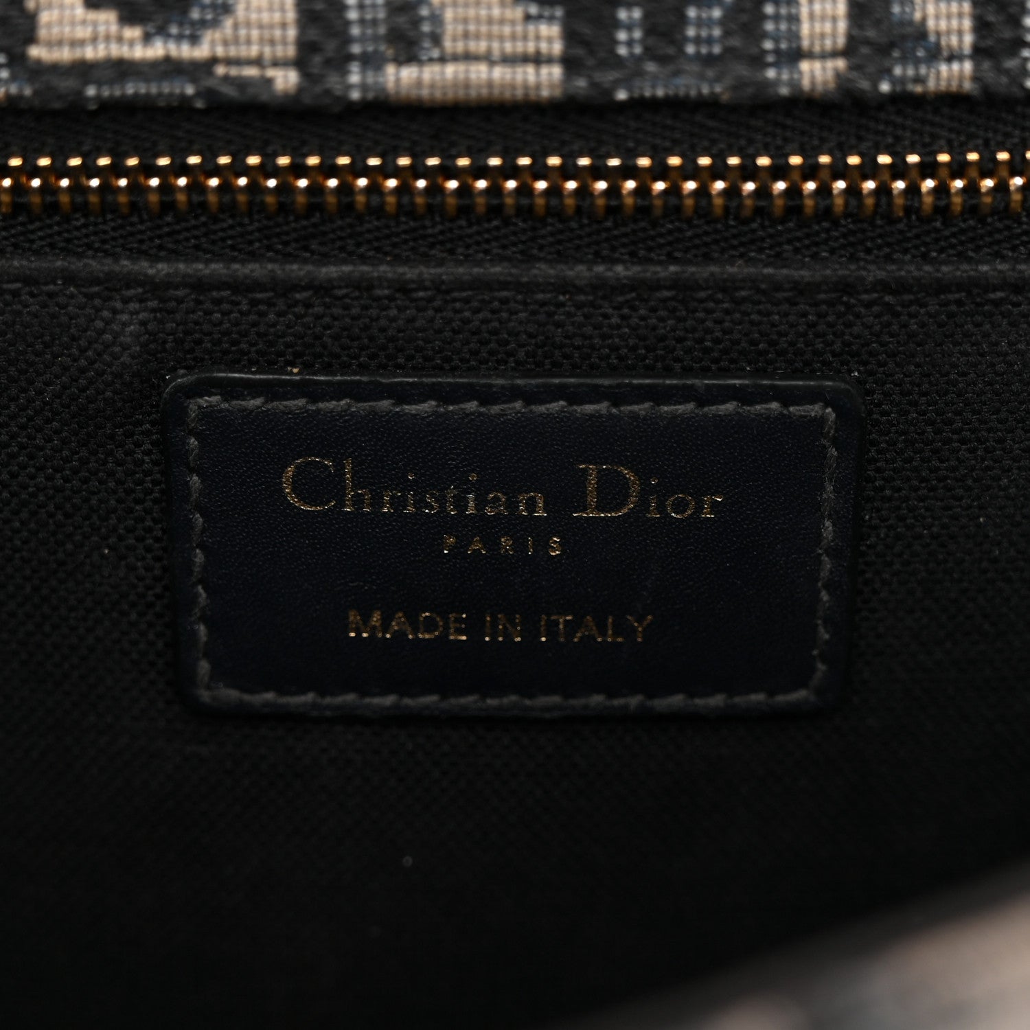 Christian Dior Oblique 30 Montaigne Flap Bag Blue 1913709
