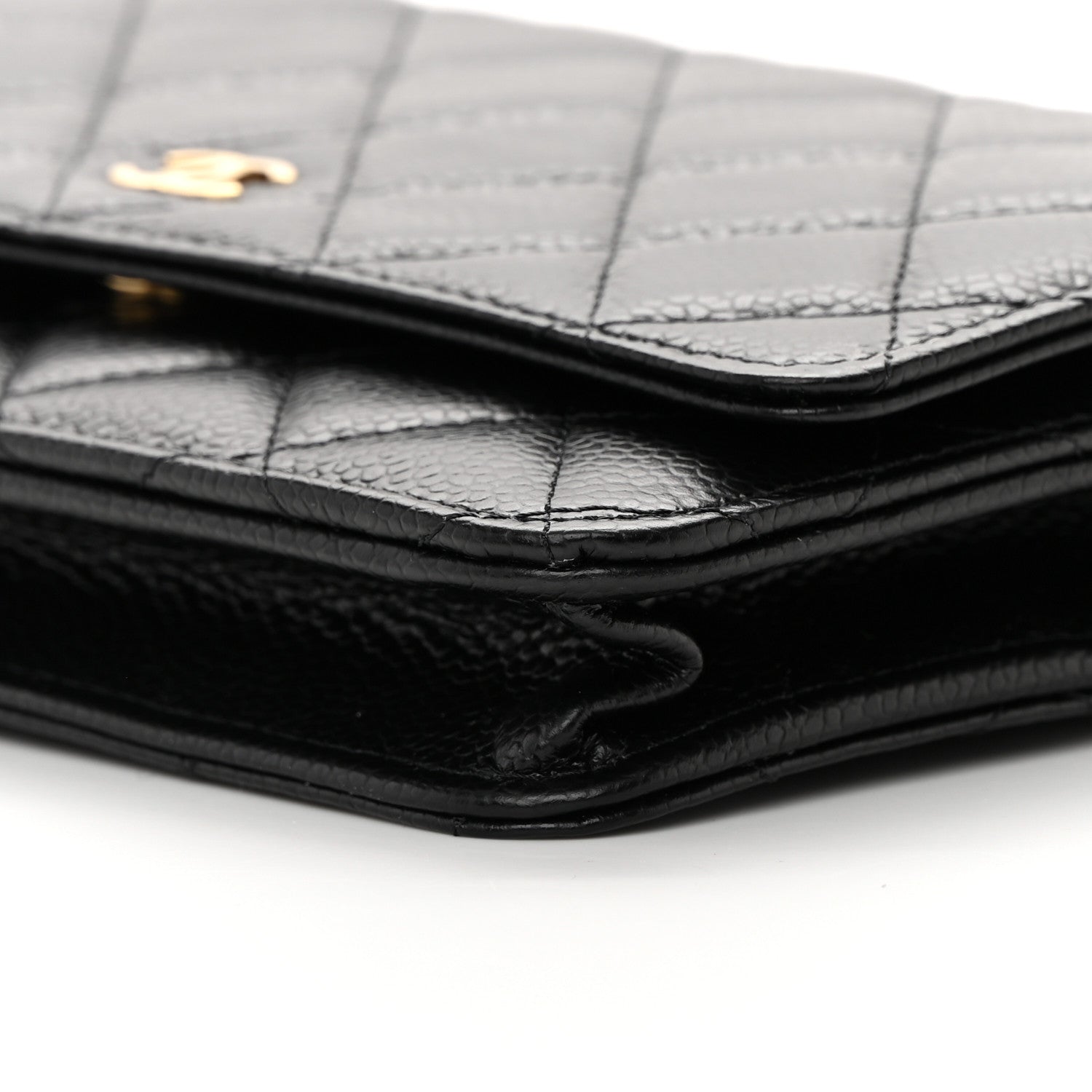 Chanel Caviar Quilted Wallet on Chain WOC Black 11 of 14