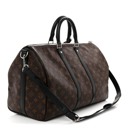 Louis Vuitton Monogram Macassar Keepall Bandouliere 45 2 of 8