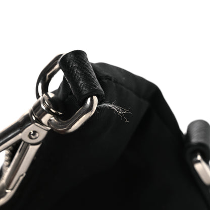 Prada Tessuto Nylon Saffiano Re-Edition 2006 Shoulder Bag Black Black 13 of 14