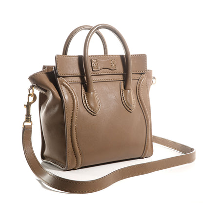 Celine Smooth Calfskin Nano Luggage Camel 3 of 8