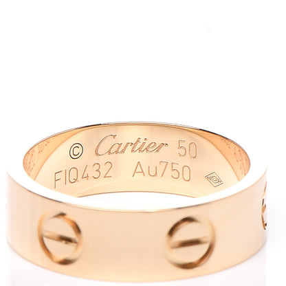 Cartier 18K Yellow Gold 5.5mm LOVE Ring 50 5.25 4 of 5