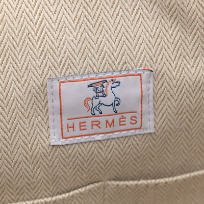 Hermes Canvas Large Bride-A-Brac Cabriole Case gris perle 6 of 10