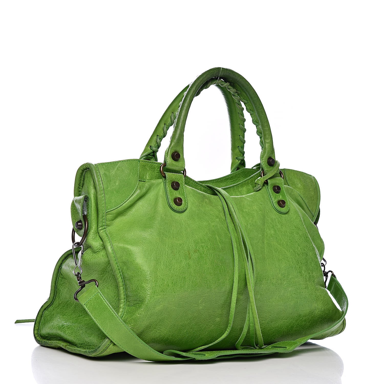 Balenciaga Chevre Classic Hardware City Apple Green 3 of 16