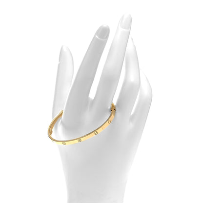 Cartier 18K Yellow Gold Small LOVE Bracelet 17 2 of 6