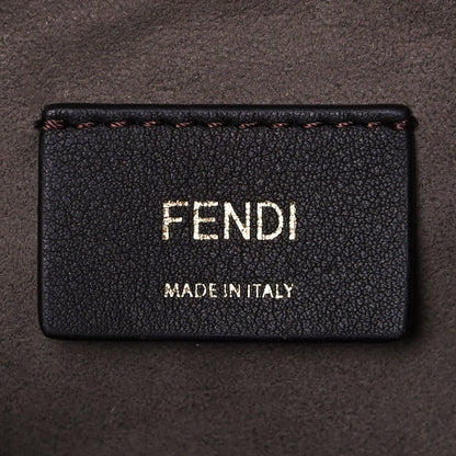 Fendi Suede Vitello King F is Fendi Micro FF Mini Mon Tresor Bucket Bag Arancio Marrone White Ice 6 of 13