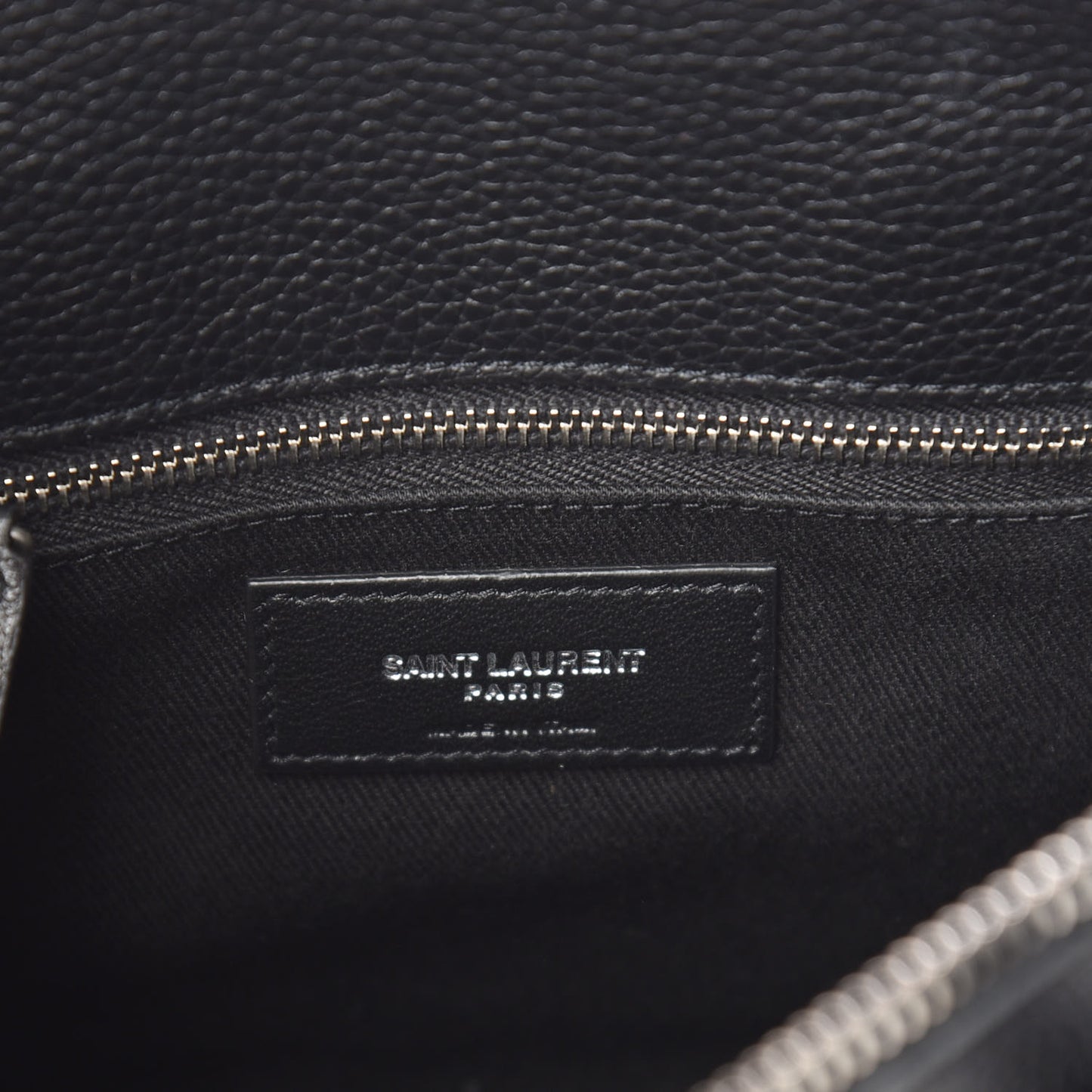 Grained Calfskin Baby Sac De Jour Souple Black