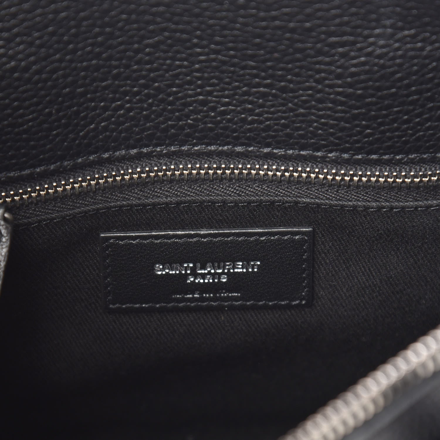 Saint Laurent Grained Calfskin Baby Sac De Jour Souple Black 7 of 9