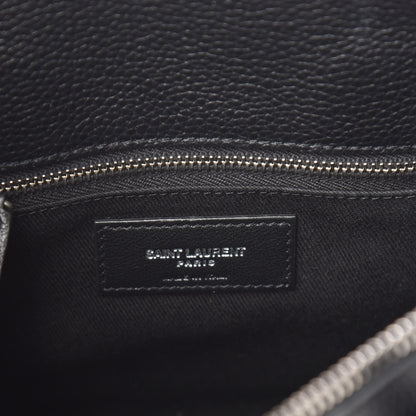 Saint Laurent Grained Calfskin Baby Sac De Jour Souple Black 7 of 9