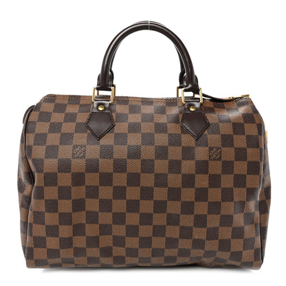 Louis Vuitton Damier Ebene Speedy 30 1 of 9