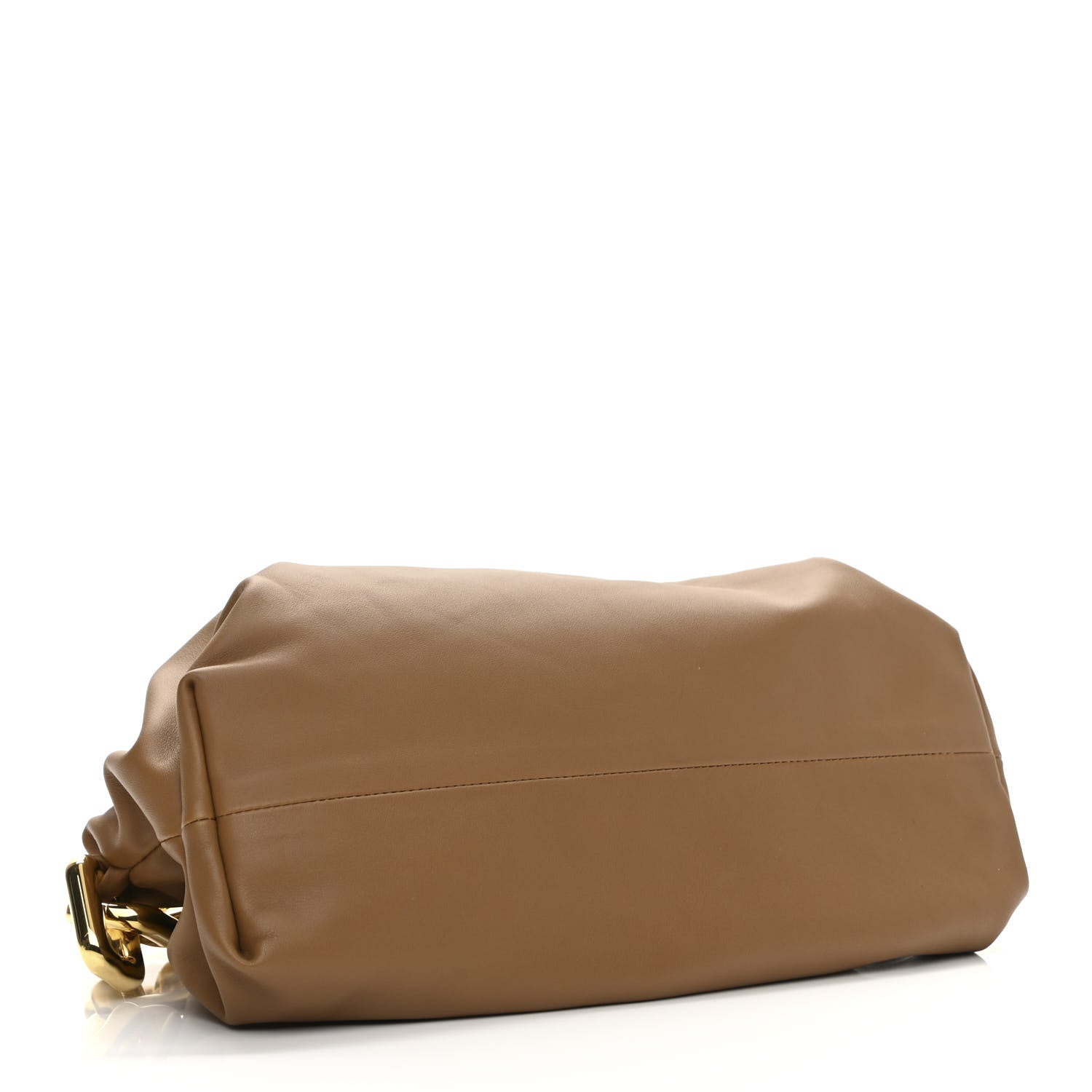 Bottega Veneta Calfskin The Pouch Chain Moutarde 4 of 10