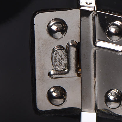 Chanel Resin Crystal CC Cuff Black 4 of 5