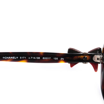 Chanel Acetate CC Bow Sunglasses 5171 Tortoise 4 of 5