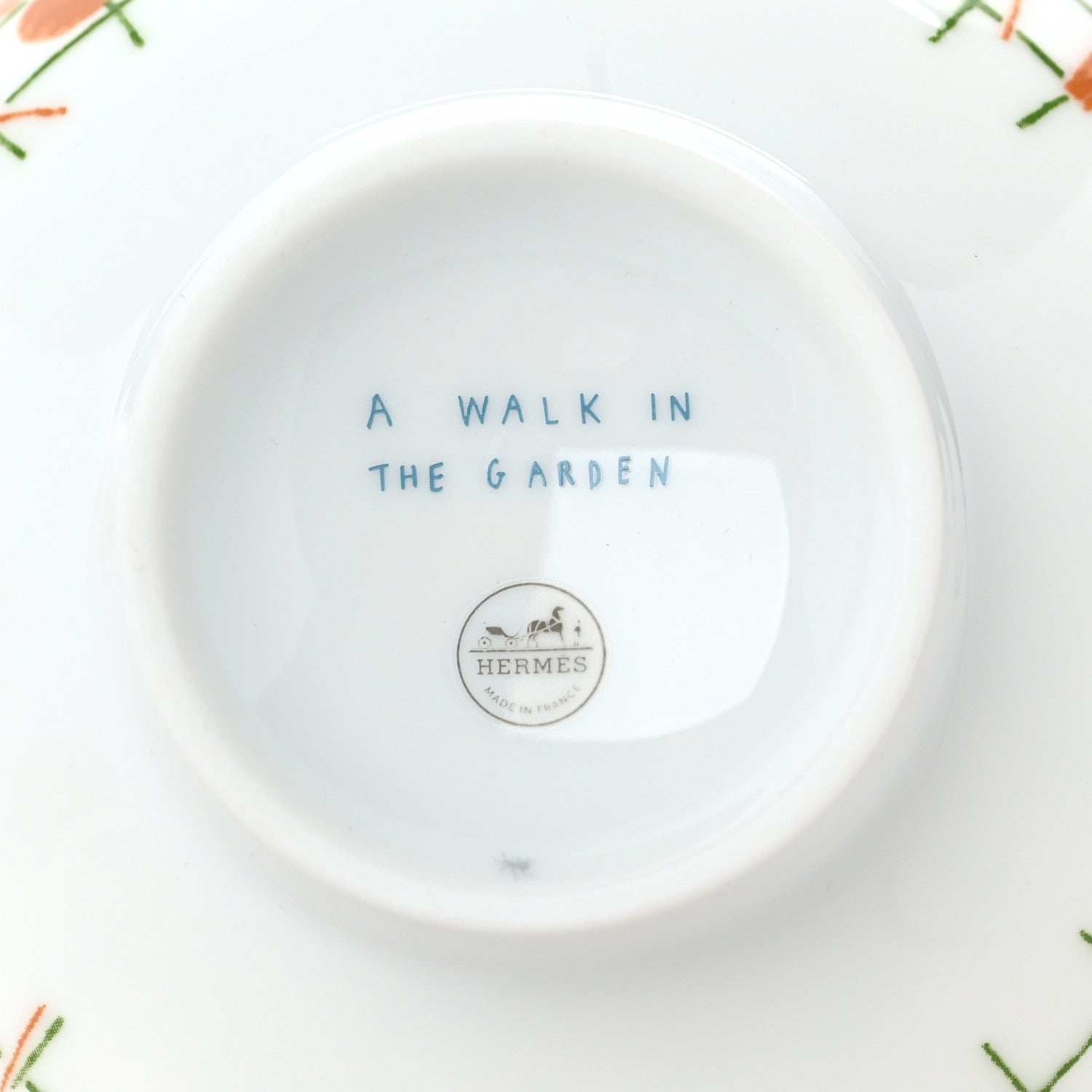Hermes Porcelain A Walk In The Garden Bowl 5 of 6