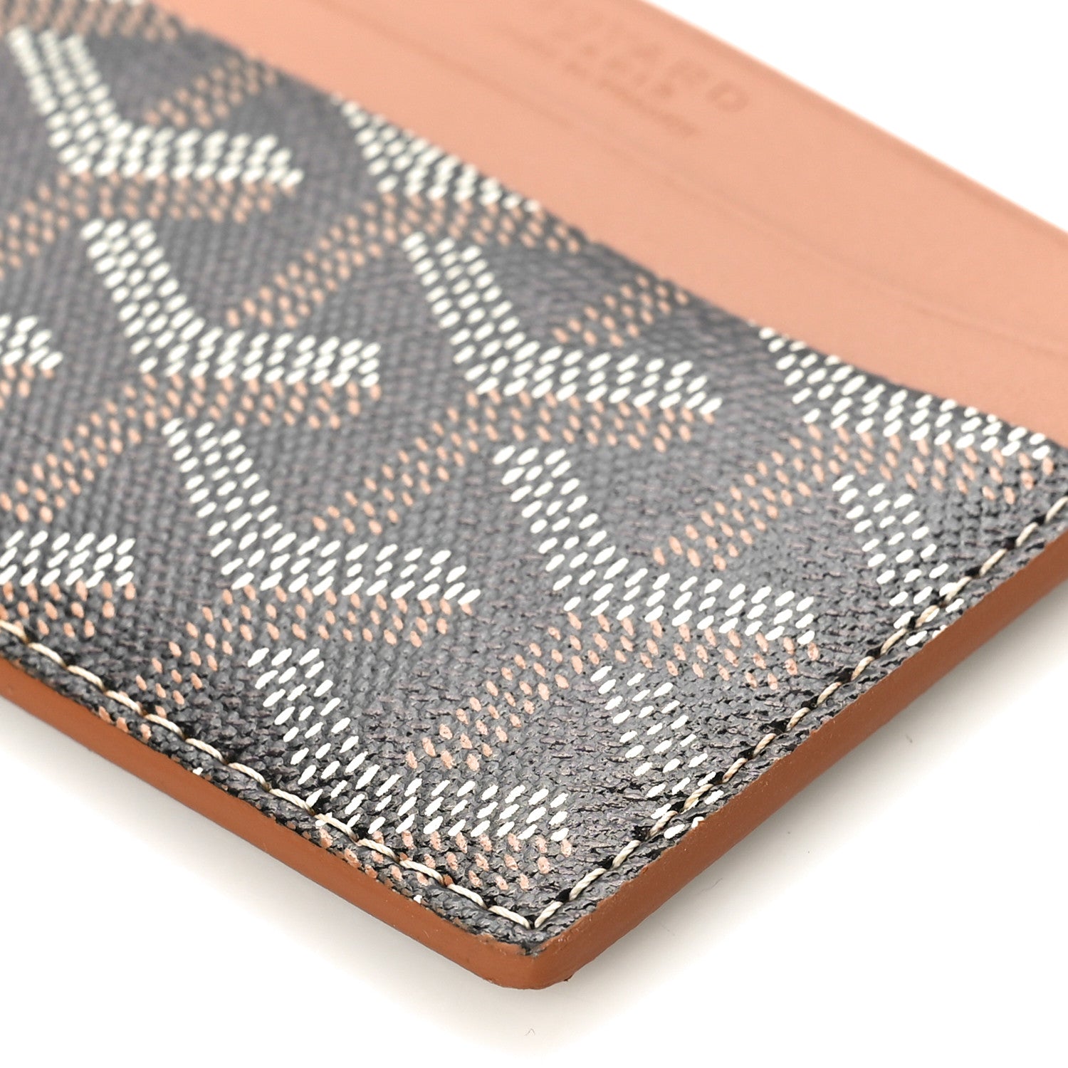 Goyard Goyardine Saint Sulpice Card Holder Black Gold 8 of 9