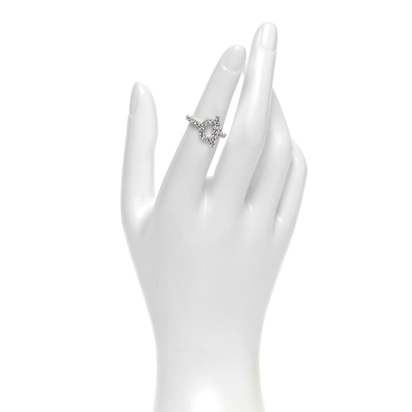 18K White Gold Diamond Finesse Ring 50 5.25