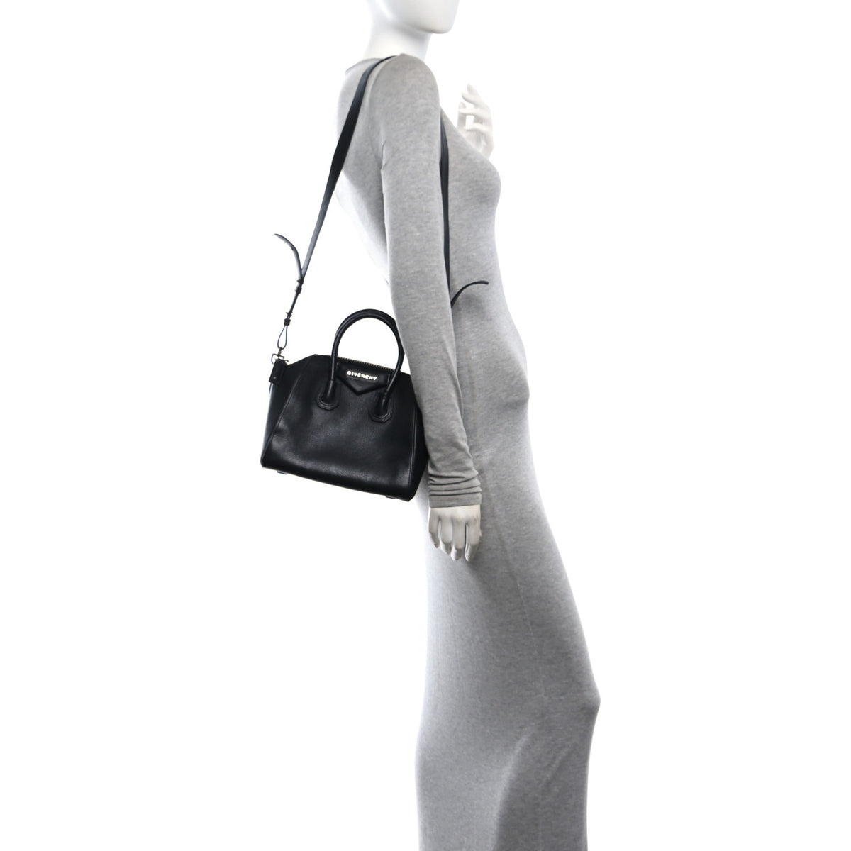Givenchy Sugar Goatskin Mini Antigona Black 2 of 10