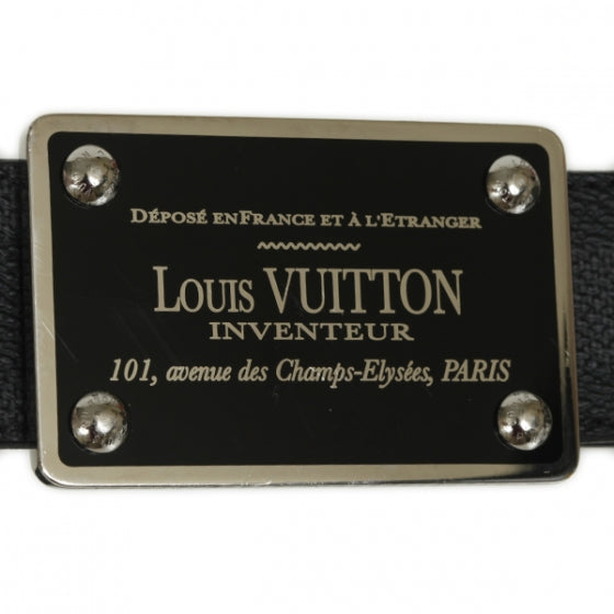 Louis Vuitton Damier Graphite Inventeur Reversible Belt 100 40 3 of 7