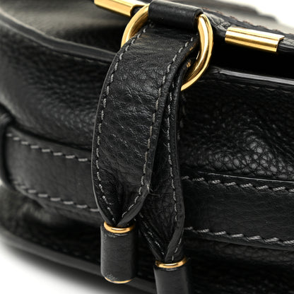 Chloe Calfskin Mini Marcie Round Crossbody Bag Black 12 of 13