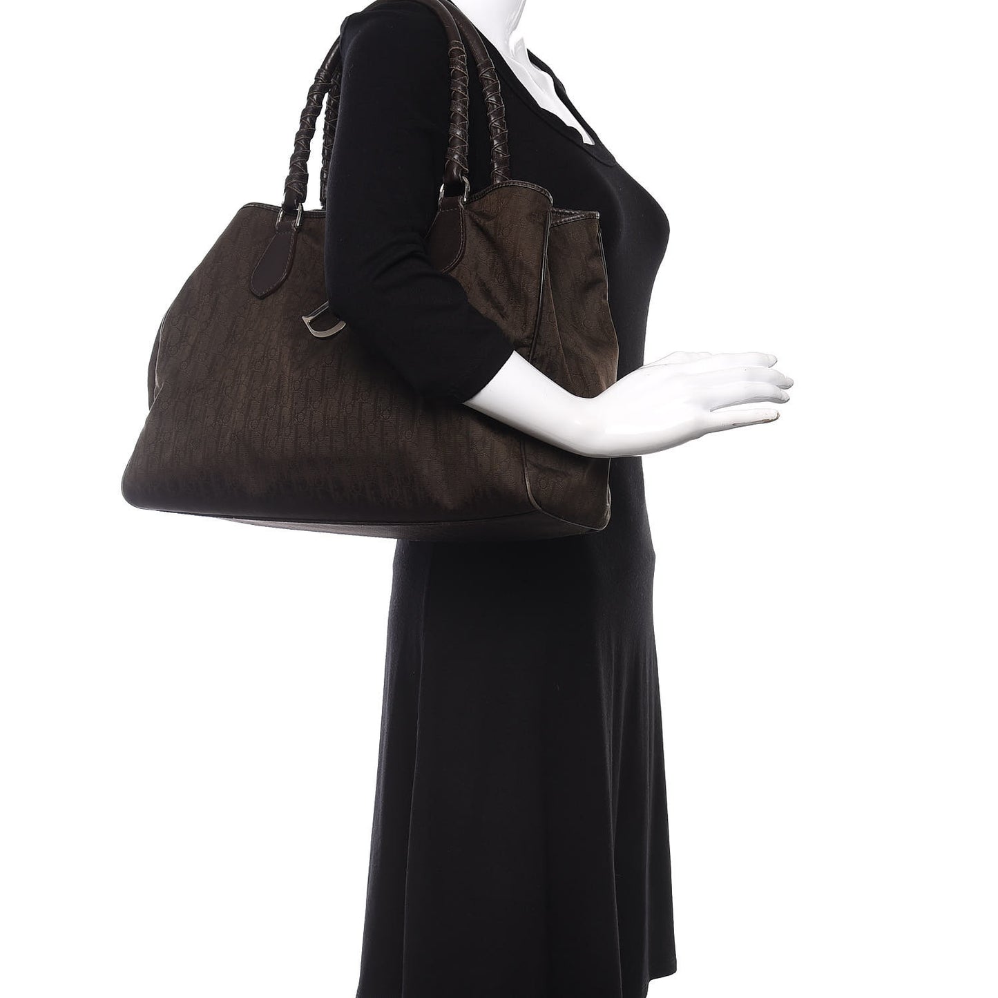 Nylon Monogram Lovely Tote Brown