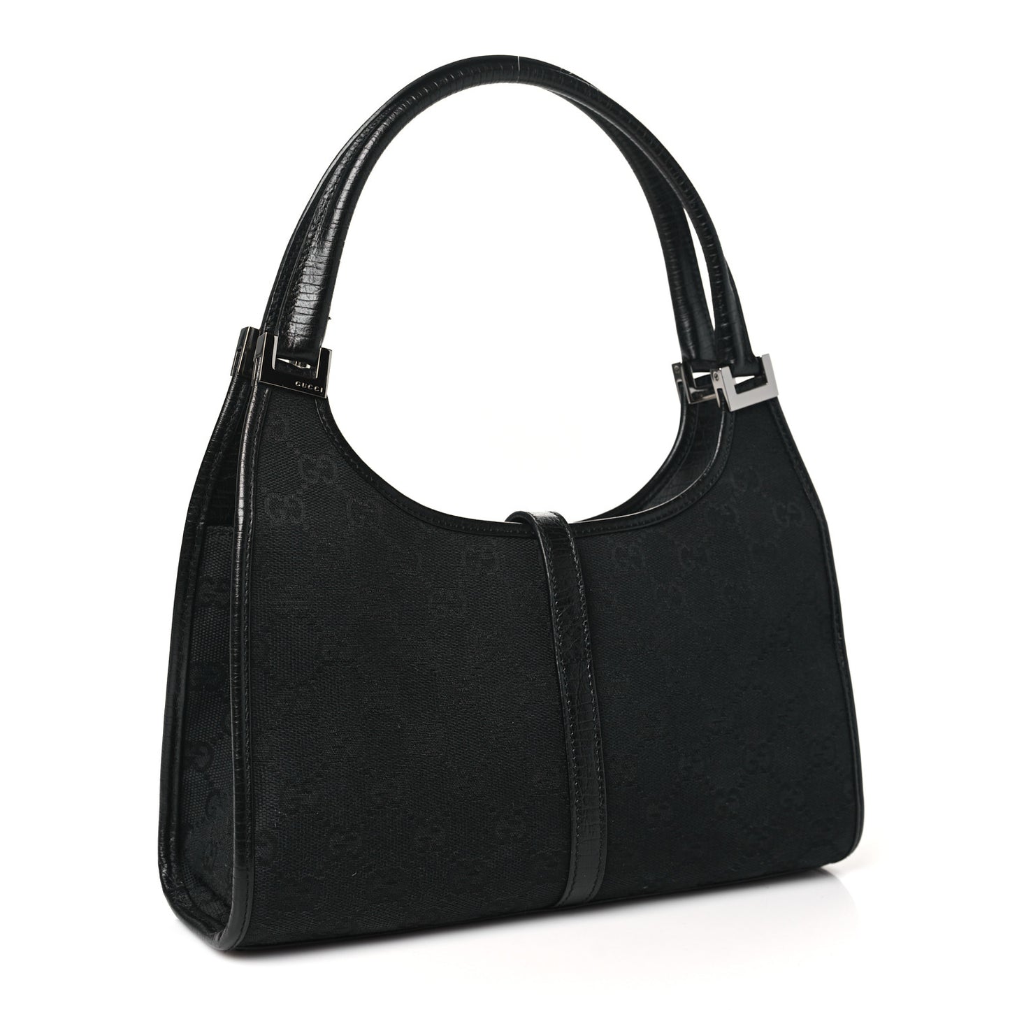Monogram Small Bardot Black
