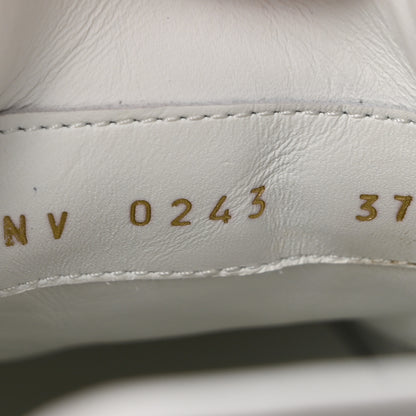Louis Vuitton Suede Calfskin Monogram Embossed Time Out Sneakers 37 Rose Poudre 9 of 10