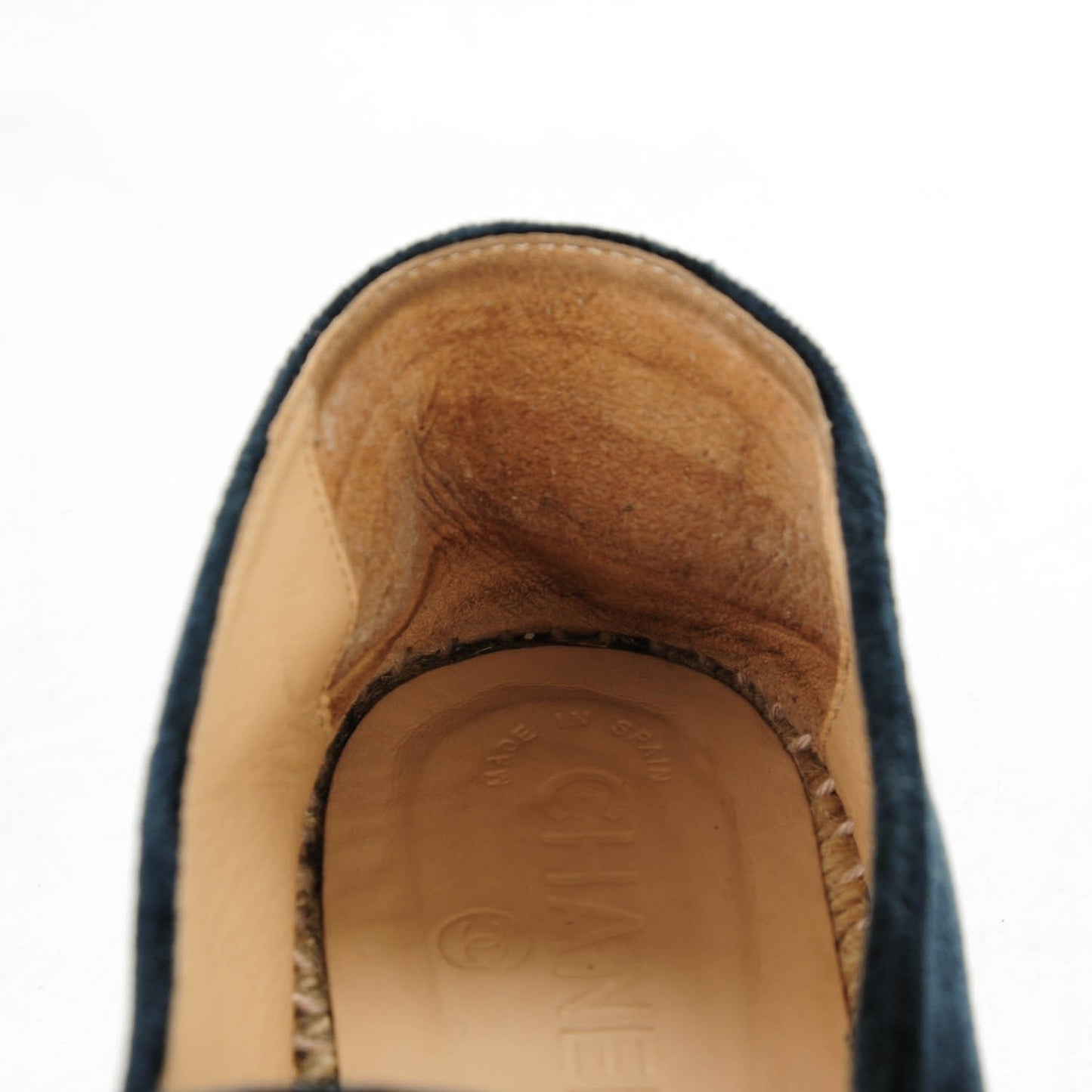Velvet CC Espadrilles 40 Navy Black