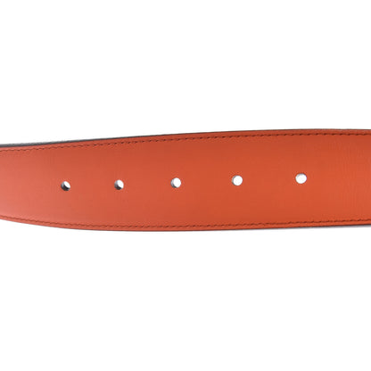 Gucci Nubuck Interlocking G Belt 95 38 Deep Orange 6 of 7