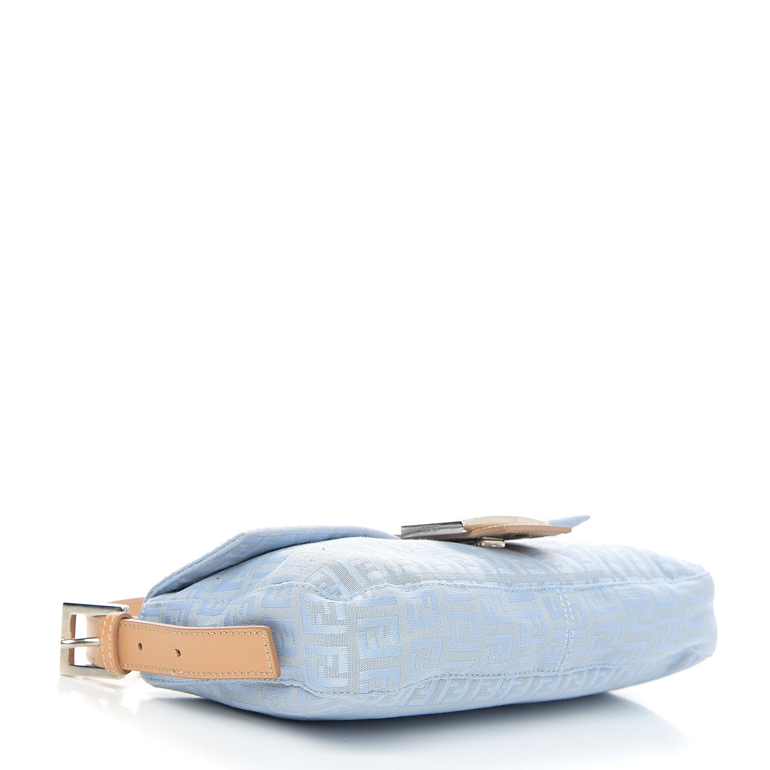 Fendi Zucchino Baguette Blue 3 of 9