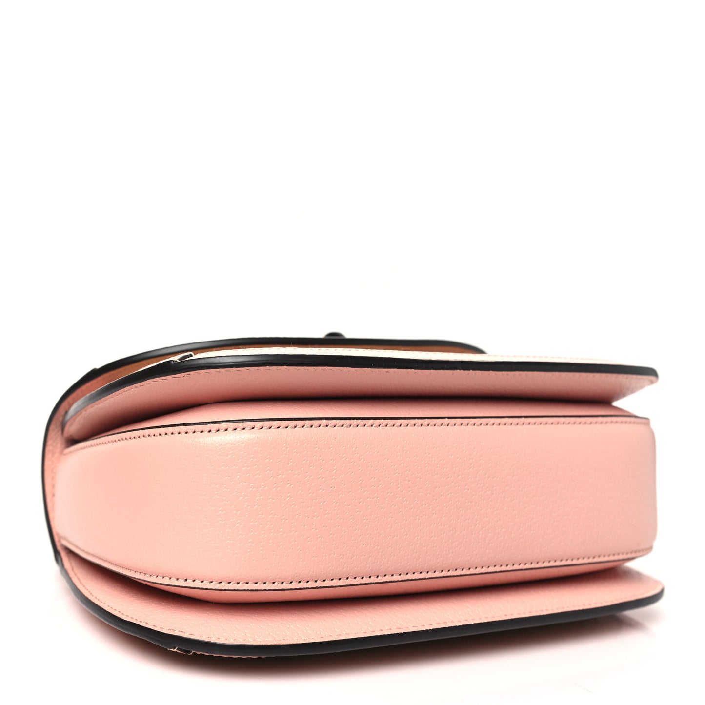 Raffia Textured Dollar Calfskin GG Monogram Small Bamboo 1947 Top Handle Bag Wild Rose Natural