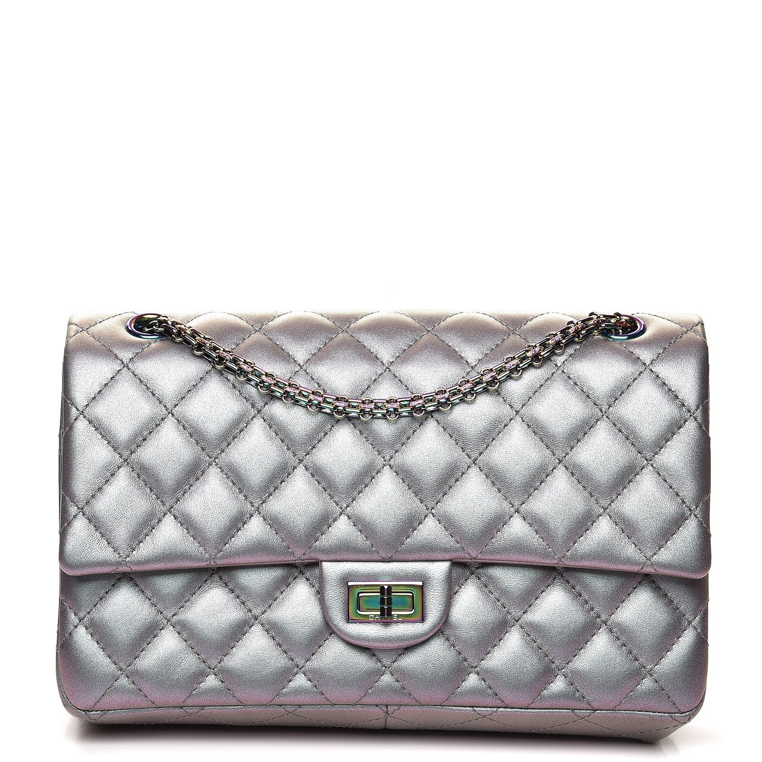 Chanel Iridescent Lambskin Quilted 2.55 Reissue 226 Flap Light Purple 1 of 9