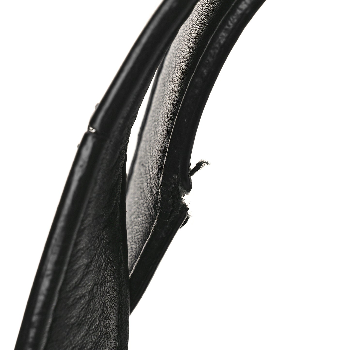 Supple Natural Calfskin Medium Tri-Fold Bag Black