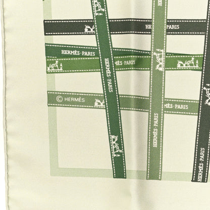 Hermes Silk Bolduc Pocket Square 45 3 of 4