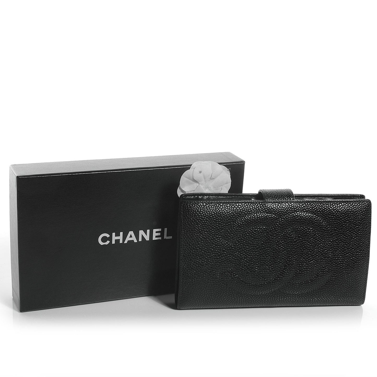 Caviar CC Wallet Clutch Black