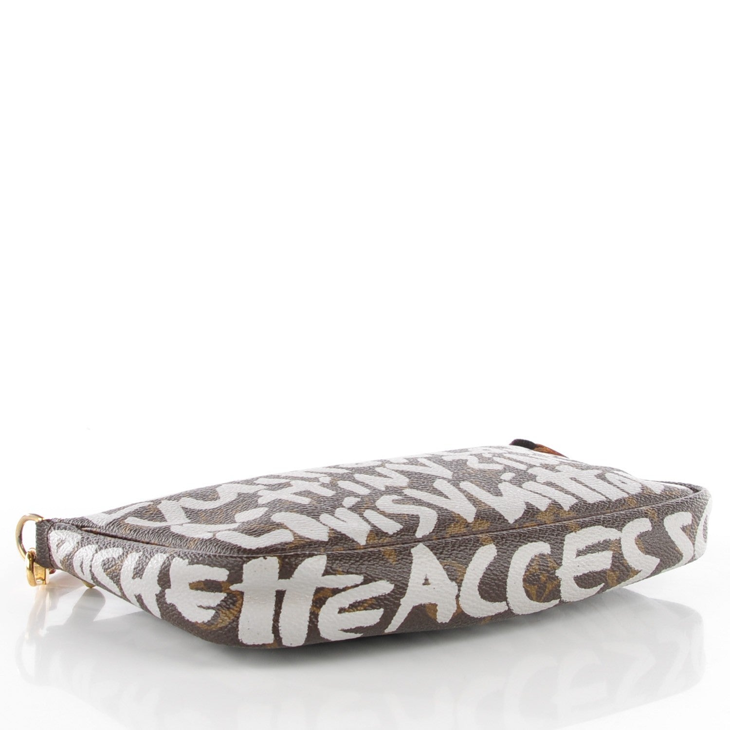 Louis Vuitton Monogram Graffiti Pochette Accessories Silver 4 of 7