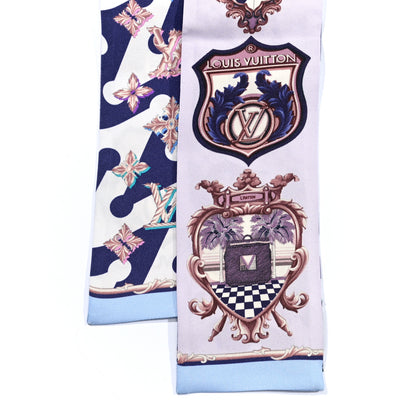 Louis Vuitton Silk Into Louis Bandeau Blue Grey 2 of 3