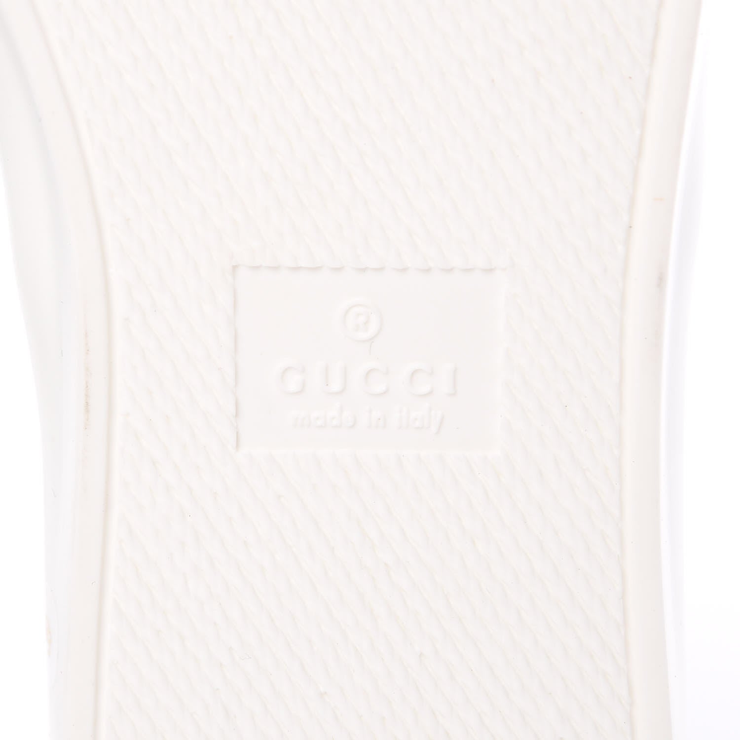 Gucci GG Supreme Monogram Blooms Womens Slip On Sneakers 39 Beige Blue Navy Red 6 of 10
