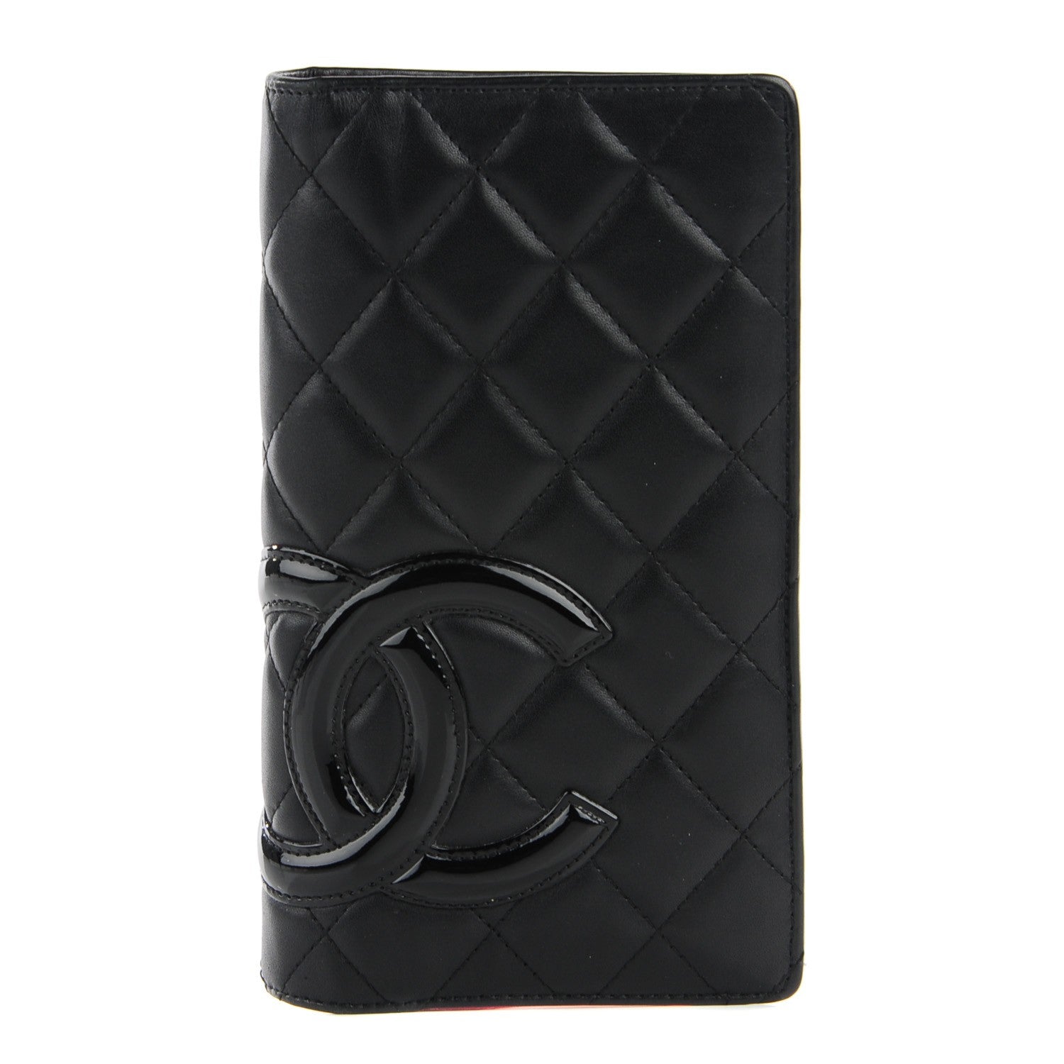 Chanel Calfskin Quilted Cambon Yen Wallet Black 1 of 8