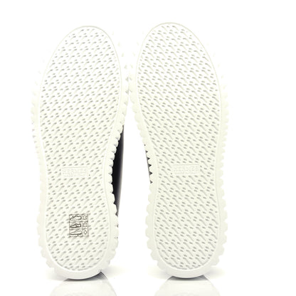 Hermes Calfskin Cross Sneakers 36 Black 6 of 10