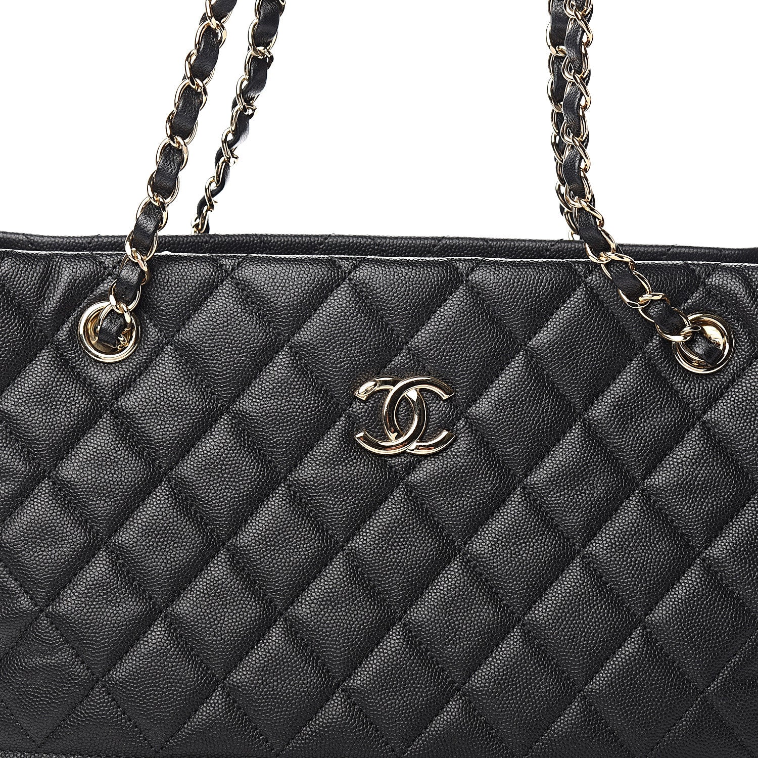 Chanel Caviar Quilted Rolled Up Tote Black 12 of 13