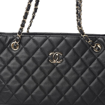 Chanel Caviar Quilted Rolled Up Tote Black 12 of 13