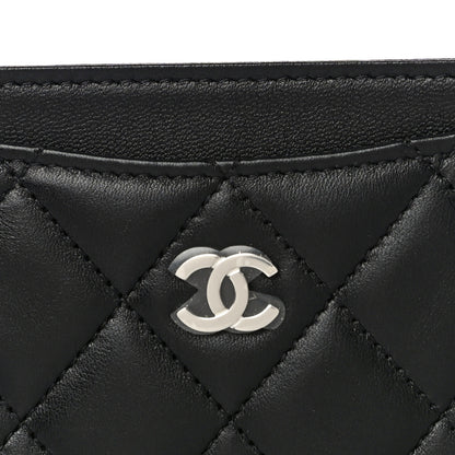Chanel Lambskin Quilted Card Holder Black 9 of 12